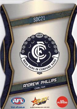 2019 Select Footy Stars - Silver Diecuts #SDC21 Andrew Phillips Back